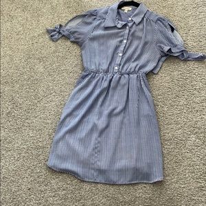 Striped casual dress